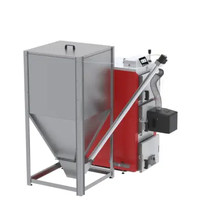 KOTŁOSPAW DrewKo Hybrid 18 kW kocioł dwupaliwowy drewno pellet (palnik Easy ROT)
